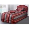 Polsterbett, rot, B:110cm L:210cm, Bezug Bett: Jacquard-Webstoff (100% Polyester), Bonnell-Federkernmatratze: Mischgewebe (51% Polyprophlen, 39% Polyester, 10% Baumwolle), Kaltschaummatratze: Frottee (100% Polyester), Bezug abnehm- und waschbar bis 60u00b0C, Tagesdecke: Jacquard-Webstoff (100% Polyester), WESTFALIA SCHLAFKOMFORT, Betten, H2 wählbar zwischen Kaltschaum oder Bonnell-Federkernmatratz