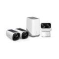 eufyCam S330 (eufyCam 3) Starter Set 2+1 - 2er-Kameraset mit HomeBase 3 + Indoor Cam S350