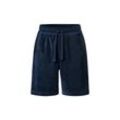 Frottee-Shorts - Dunkelblau - Gr.: S