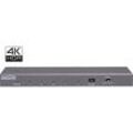 Marmitek Split 614 UHD 2.0 4 Port HDMI-Splitter 3D-Wiedergabe möglich, Metallgehäuse, Ultra HD-fähig, mit eingebautem Repeater 4096 x 2160 Pixel Anthrazit