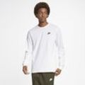 Nike Sportswear Club Langarm-T-Shirt für Herren - Weiß