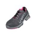 uvex ESD-Damen-Sicherheitshalbschuh 1 ladies, S1 SRC, gelocht, atmungsaktiv, Weite 10, grau-pink, Größe 41