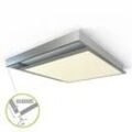 LED Panel Aufbaurahmen Classic 62x62cm silber Aufputz Montagerahmen