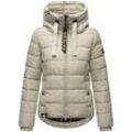 Steppjacke NAVAHOO "Amayaa" Gr. XS (34), grau Damen Jacken stylische Winterjacke mit coolen Applikationen