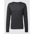 Longsleeve im melierten Design Modell 'Night & Day'