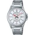 Quarzuhr "MTP-E700D-7EVEF", silber (edelstahlfarben), CASIO TIMELESS COLLECTION, Armbanduhren, Herren, Armbanduhr, Herrenuhr, analog,Datum,Neo-Display,Armband aus Edelstahl