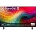 LG 43NANO81T6A NanoCell TV (Flat, 43 Zoll / 109 cm, UHD 4K, SMART TV, webOS 24 mit ThinQ)