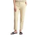 Chinohose MARC O'POLO "aus Organic-Cotton-Stretch-Viskose-Mix", Damen, Gr. 32, Normalgrößen, beige, Obermaterial: 52% Baumwolle, 46% Viskose, 2% Elasthan, unifarben, casual, slim fit kurz, Hosen