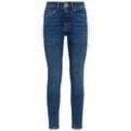 Damen Skinny Jeans mit Used-Waschung