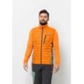 Funktionsweste JACK WOLFSKIN "ROUTEBURN PRO INS VEST M", Herren, Gr. L (52), orange (dragon, fire), 1. OBERSTOFF 100% POLYESTER 2. OBERSTOFF 93% POLYESTER, 7% ELASTHAN FUTTER 100% POLYESTER FÜLLUNG 100% POLYESTER, Westen