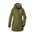 Parka G.I.G.A. DX BY KILLTEC "GW 70 WMN PRK" Gr. 36, grün (olivgrün) Damen Jacken