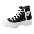 Sneaker CONVERSE "CHUCK TAYLOR ALL STAR LUGGED CANVAS" Gr. 36, schwarz-weiß (black/white) Schuhe