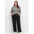 Weite Jeans in Curvy-Schnitt ELLA, black Denim, Gr.58