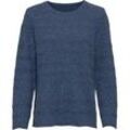 Yak-Mix-Pullover, Melange blau, 40/42