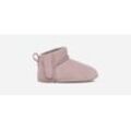 UGG® Classic Ultra Mini Bootie für Kinder in Pale Smoke, Größe 18, Veloursleder