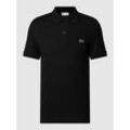 Poloshirt mit Label-Stitching