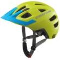 Kinderfahrradhelm CRATONI "MAXSTER PRO" Gr. 46, grün (lime, blau matt), Helme, Kinder, 46/51 Kopfumfang: 46cm - 51cm