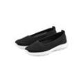 LASCANA Sneaker Ballerinas 'ultraleichter Slipper,' schwarz Gr. 38 für Damen