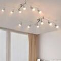 Led Deckenstrahler 6 Flammig Wohnzimmer - Deckenleuchte Modern Deckenlampe GU10 Deckenspot Schwenkbar 330°Drehbar Spot Strahler Lampe Edelstahl Decke