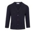 Strickjacke aus 100% Premium-Kaschmir Peter Hahn Cashmere blau