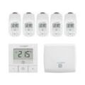 Homematic IP Starter Set Heizen mit 5 Heizkörperthermostaten Basic + Wandthermostat Basic