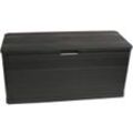 TOOMAX Multibox Mehrzweck Truhe Elegance 280 Liter schwarz 117 x 45 cm