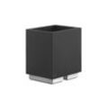 Gessi Rettangolo Accessoires Glashalter Standversion, Becher schwarz, 20832