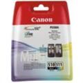 Original Canon 2970B010 / PG-510 CL-511 Druckerpatronen Multipack (Schwarz,Cyan,Magenta,Gelb)