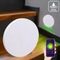 LED Treppenleuchte IP44 rund weiß - Lichtfarbe: Smart Tuya RGB CCT 3W - Lichtaus...