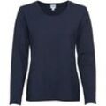 Baumwoll-Mix-Shirt, marine, 36/38