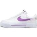 Sneaker NIKE SPORTSWEAR "COURT LEGACY LIFT" Gr. 38, lila (white, rush) Schuhe Plateausneaker Skaterschuh Sneaker low