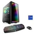 CSL Gaming-PC "Aqueon C99292 Extreme Edition" Computer Gr. Microsoft Windows 11 Home (64 Bit), 64 GB RAM 4000 GB SSD, schwarz