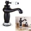 Gojoy - Retro Nostalgie Einhebel Wasserhahn Bad Armatur Waschbecken Mischbatterie Faucet Wasserhahn Bad Waschtisch Armatur Einhand Mischbatterie