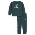 Jordan MJ Flight MVP 2-teiliges Rundhalsshirt-Set aus Fleece (Babys, 12–24 M) - Grün