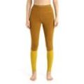 Icebreaker Merino 200 ZoneKnit™ Thermo-Leggings - Frau - Clove/silent Gold - Größe XL