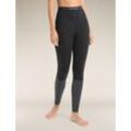 Icebreaker Merinomix 125 ZoneKnit™ Thermo-Leggings - Frau - Black/jet Heather - Größe XL