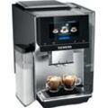 SIEMENS Kaffeevollautomat "EQ700 classic TQ717D03, Cold Brew, intuitives 5" TFT-Display, App", grau (edelstahl), B:35,2cm H:38cm T:46,7cm, Kaffeevollautomaten, aromaSelect, 30 Favoriten, autom. Dampfreinigung, edelstahl, Topseller