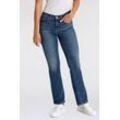 Bootcut-Jeans LEVI'S "315 Shaping Boot" Gr. 26, Länge 30, blau (warm hidden corner) Damen Jeans Bestseller