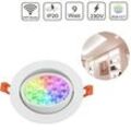 MiBoxer 9W LED Einbaustrahler RGB+CCT Ø135mm WiFiready FUT062