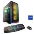 CSL Gaming-PC "Aqueon C99444 Extreme Edition" Computer Gr. Windows 11 Home,64bit, 64 GB RAM 4000 GB SSD, schwarz