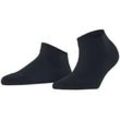 FALKE Damen Sneaker-Socken Multipack - Sensitive London, Baumwolle, Bündchen, Logo, einfarbig, kurz Dunkelblau 35-38 2er Pack (2x1P)