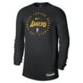 Los Angeles Lakers Nike Dri-FIT NBA Longsleeve (Herren) - Schwarz