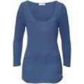 Pullover aus 100% Premium-Kaschmir Peter Hahn Cashmere blau, 40