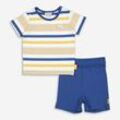 2-teiliges mehrfarbiges Set aus T-Shirt und Shorts