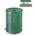 Froadp - 200L Regentonne Faltbare Regenwassertonne Regenwasserfass pvc Wassertank für Gartenbewässerung Regenwassertank mit Hahn und Ablassventil