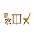 Garten Sitzgruppe massiv Essgruppe Balkon Terrasse Holz Gartenstuhl Gartentisch
