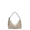 Hobo LIEBESKIND BERLIN "Hobo M LOU SMALL PEBBLE", Damen, Gr. B/H/T: 32cm x 24cm x 11cm, grau (stone), Leder, Taschen