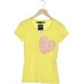 Love Moschino Damen T-Shirt, gelb, Gr. 38