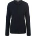 Rundhals-Pullover aus 100% Kaschmir include schwarz