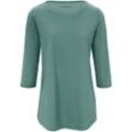 Rundhals-Shirt Ditte Green Cotton grün